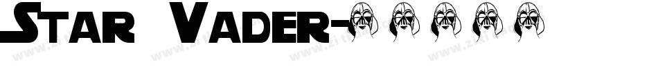 Star Vader字体转换